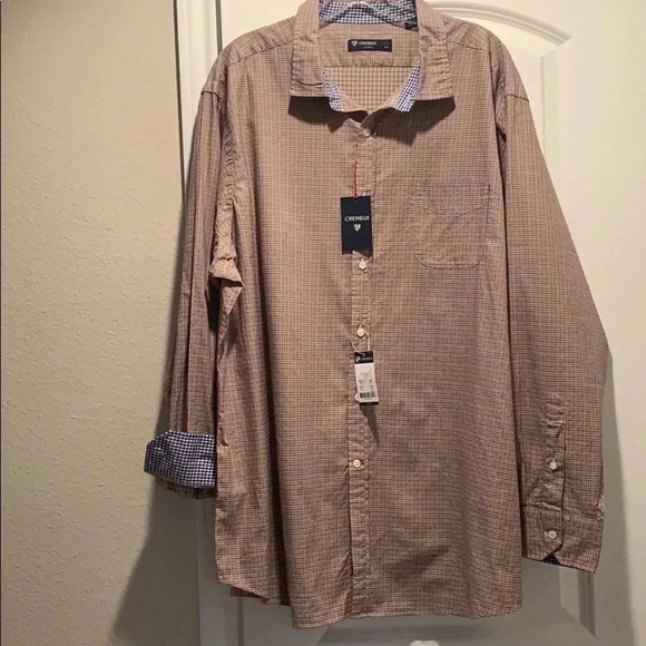 Cremieux Oxford Long Sleeve Shirt 100% Cotton Men’s XXL New - Picture 1 of 13